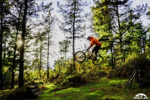 Enduro mountain bike trails near San Sebastian